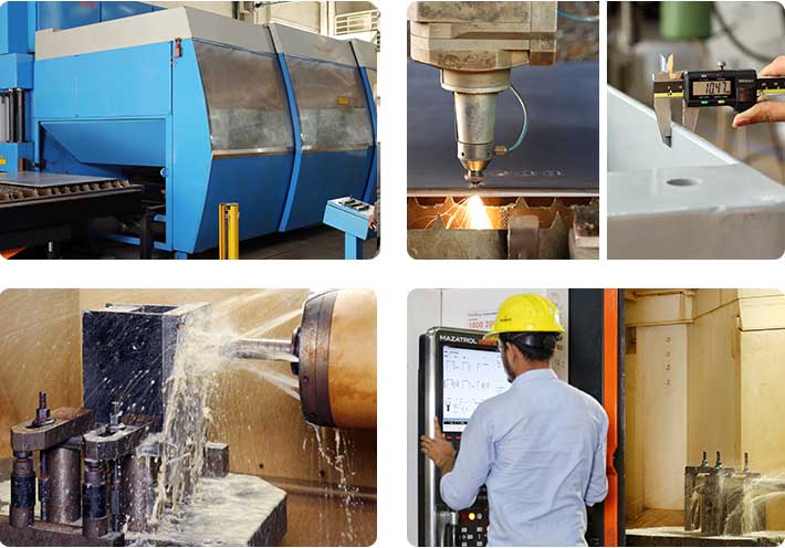 manufacturing processes for industrial machines