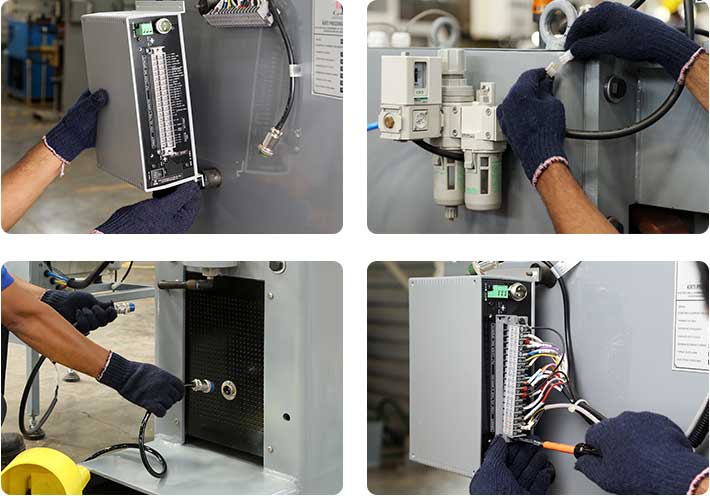 Easy service access in Kirti welding machine