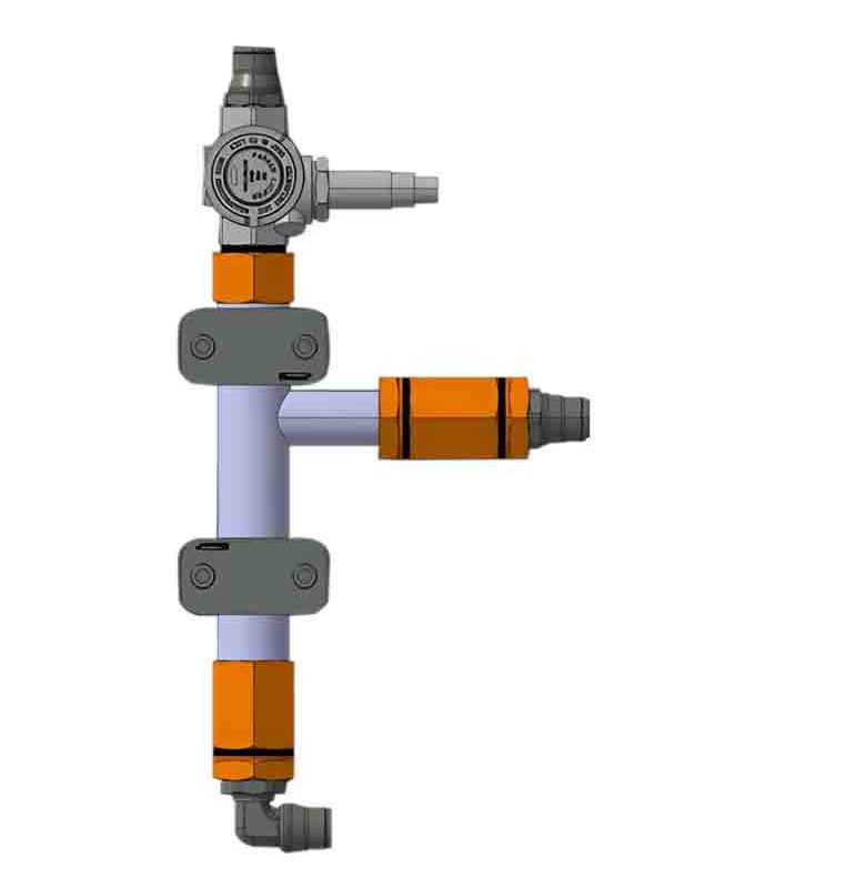 Water management system for resistance welding machines and spot welding lines