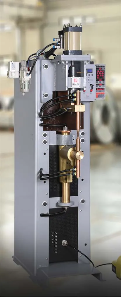 Industrial spot and projection welding machine